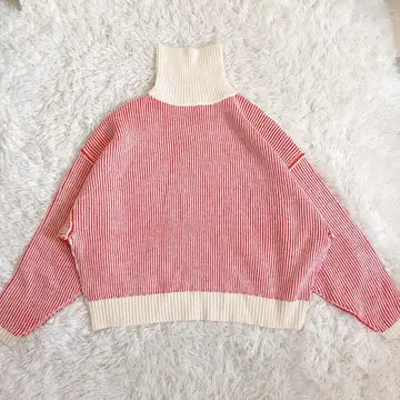 [ 새상품급 ] Searoomlynn 터틀넥 스웨터 니트 스트라이프