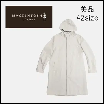 47770년 매킨토시 후드 부착 코트 42 아이보리 남성용
