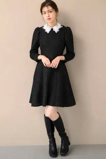 MISCH MASCH 미슈마슈 트위드 원피스