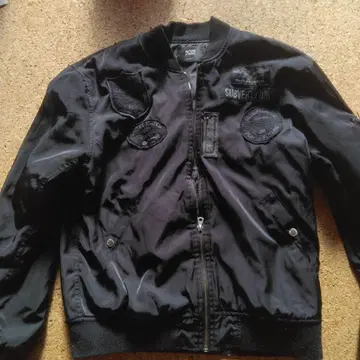 블랙 MA-1 플라이트 자켓