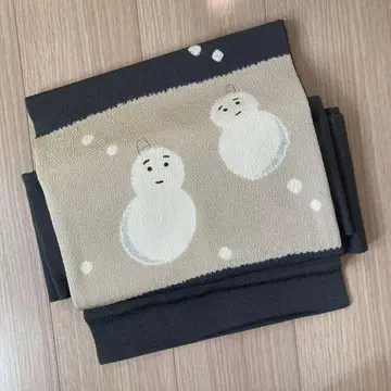 순수 실크 귀여운 눈사람 만들기 오비