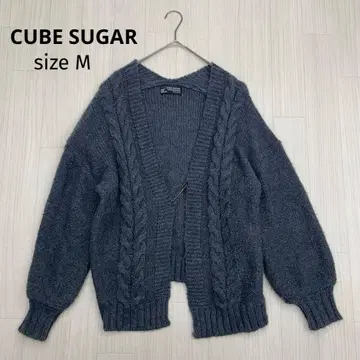 CUBE SUGAR 큐브 슈가 케이블 니트 가디건 M