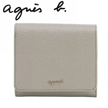 아네스베 agnesb. 소가죽 2단 접이식 지갑