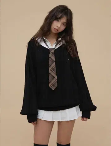 andmary Mimi girls set 미니 드레스 블랙