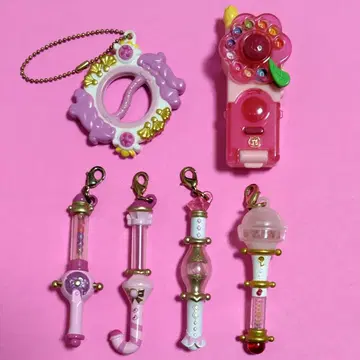 오쟈마녀 도레미 가챠가챠 상품 6점 세트