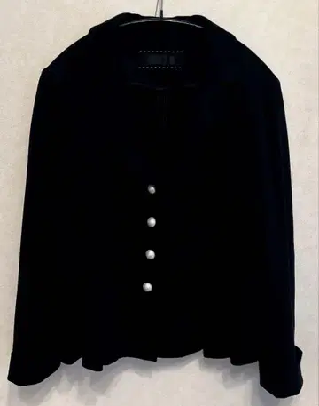 투 비 시크 블랙 자켓 신축성 원단 사이즈 44 홈 클리닝