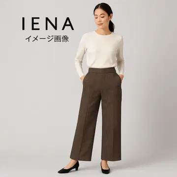 정가 1.9만! 새상품! IENA 체크 무늬 와이드 팬츠 사이즈 38