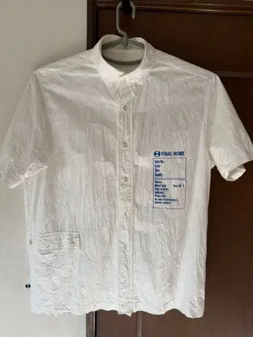 파이널 홈 파이널 홈 반팔 셔츠 화이트 사이즈 3