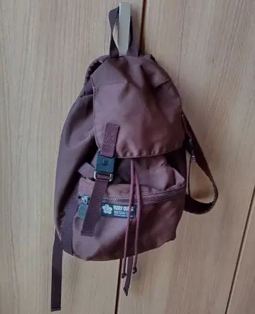 [새상품급] Marry Quant 다크 브라운 백팩 복조리 경량