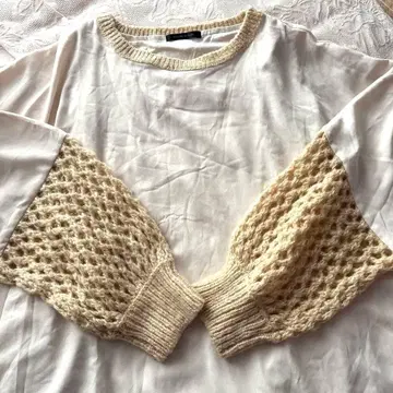 tricot tricot 니트 소매 긴팔 상의 세련된 느낌 가득