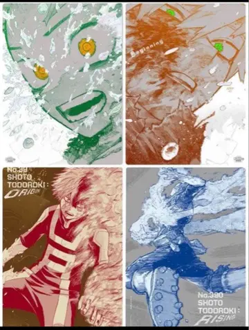 나의 히어로 아카데미아 원화전 포스터