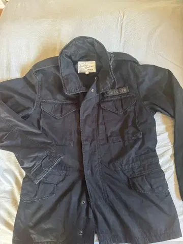 AVIREX LTD 블랙 밀리터리 자켓 M-65