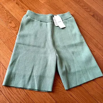 택 포함 새상품 MOUSSY 마우지 민트 그린 숏팬츠 프리 사이즈