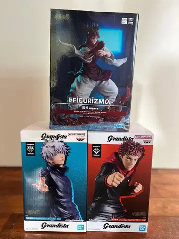 주술회전 피규어 고죠 사토루 & 이타도리 유우지 & 쵸소우 피규어 세트