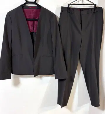 [새상품급 빅 사이즈] AOKI 워셔블 수트 셋업 노카라 XL