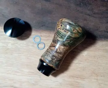 안정화 우드 릴 노브 핸들 노브 시마노 다이와 라운드 롱