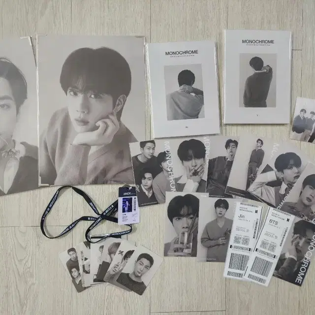 bts 방탄 모노크롬 뷔.진. 단체 일괄각종