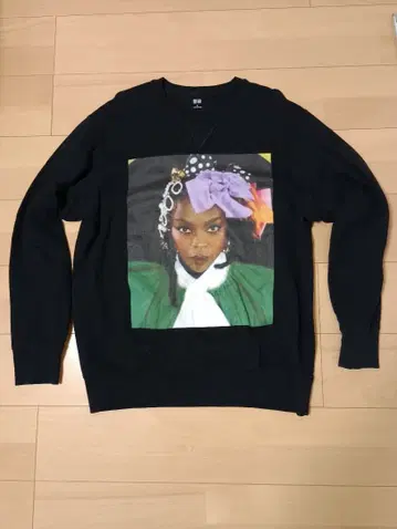 로린힐 맨투맨 블랙 XL