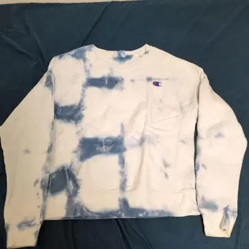 Champion Reverse Weave M 화이트/블루 타이다이