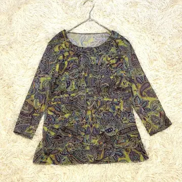 [CHRISTIAN AUJARD] 레어 빅 프릴 페이즐리 사이즈 11T