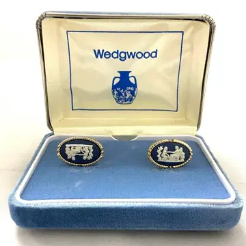 웨지우드 오벌 카메오 커프 링크스 버튼