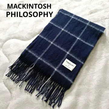 새상품급 MACKINTOSH PHILOSOPHY 체크 무늬 머플러