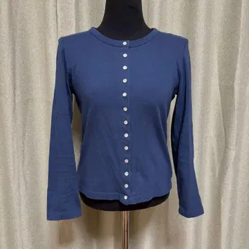 애니에스b 프레시온 가디건 스냅 버튼 워셔블