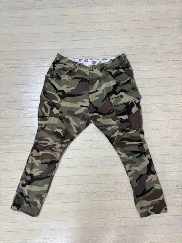 bendavis 프로젝트 라인 카모플라쥬 조퍼 팬츠 카고 카모