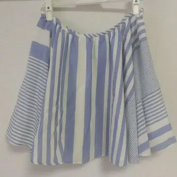 beautiful people 스커트 실크 혼방 스트라이프 서큘러