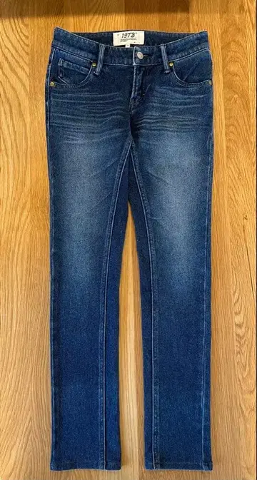 스키니 데님 다크 블루 M