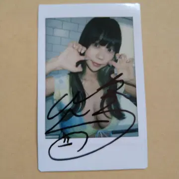 아오야마 히카루 사인 포함 폴라로이드