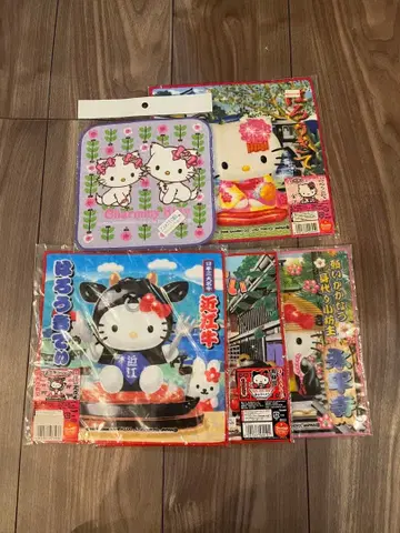 지역 한정 헬로키티 타월 6종 세트