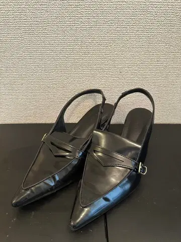 완판템 moussy 포인티드 로퍼 펌프스 M 블랙