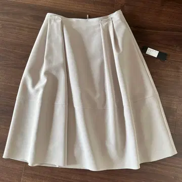 FOXEY 바론 스커트 베이지 그레이 38