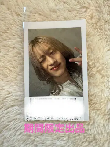 BUDDiiS [ MORRIE ] 반짝이 스크래치 폴라로이드풍 스티커