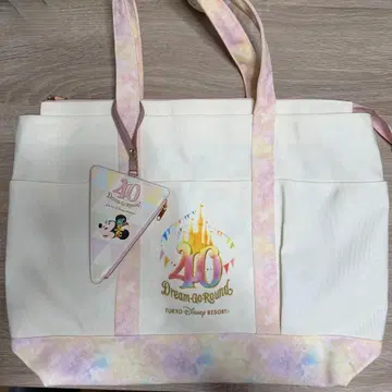 [ 익명 배송 ] 디즈니 리조트 40주년 토트백 드림 고 라운드