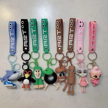 투투투사푸르 키링 8개 세트 인기 캐릭터