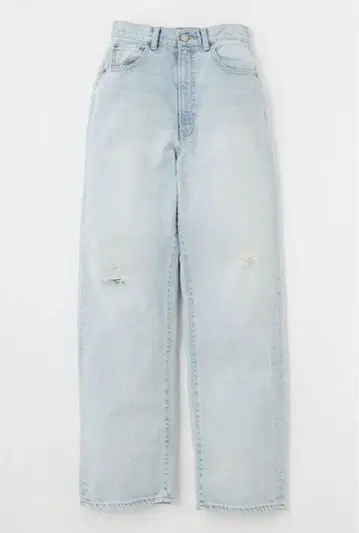 MOUSSY 데님 HW BLEACHED LOOSE STRAIGHT 25