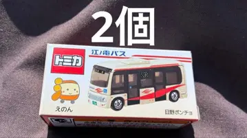 2개 토미카 에노덴 버스 히노 판초