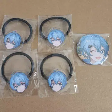 멜론파커 소라네코군 캔뱃지 아크릴 머리끈