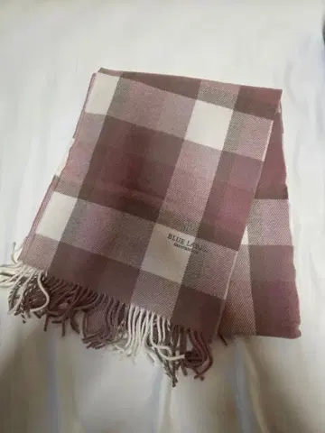 BLUE LABEL 체크 무늬 머플러