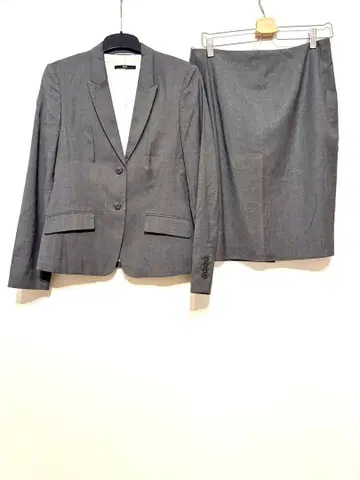 BOSS 여성용 그레이 스커트 수트 40