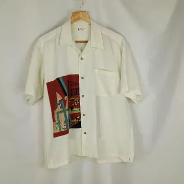 Reck less 빈티지 반팔 셔츠 F 오샤레 B4017