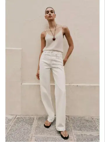 택 포함 새상품 JEANS Z1975 진주 광택 이펙트 벨트