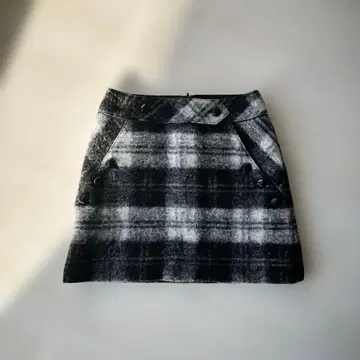 체크 무늬 미니 스커트 사이즈 1