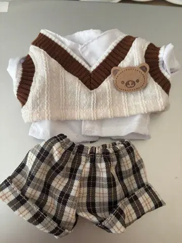 봉제 인형 의류 스웨터와 숏팬츠 옷
