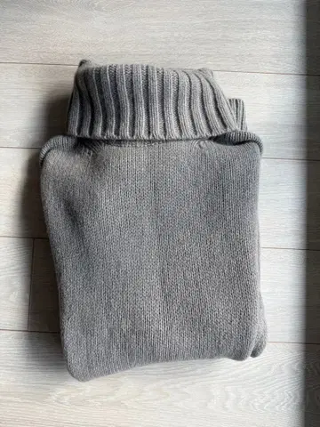 갤러리 바이 파인 울 터틀넥 니트 그레이