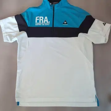 [ 새상품급 ] le coq sportif 골프 셔츠 파랑 블랙