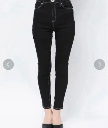 GYDA 블랙 원워시 스키니 팬츠 S