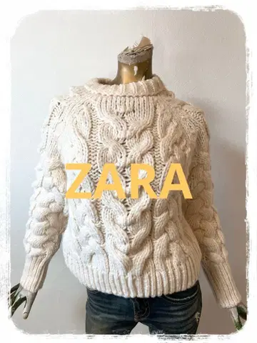 T19939 ZARA 케이블 니트 M
